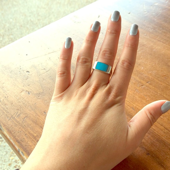 VERSANI Sterling Silver Gemstone Ring